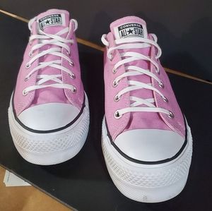 Converse Chuck Taylor® all stars® platform sneaker peony pink/white 11 women's